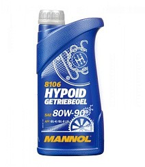 Фото Масло трансмиссионное 80W90 GL-4/GL-5 MANNOL   1л. Hypoid Getriebeoel 8106 Минеральное