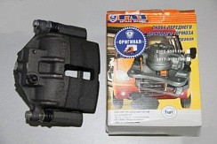 Фото Суппорт ГАЗель-3302 левый с торм.колодками (скоба в сборе) ОРИГИНАЛ