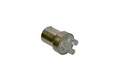 Фото Автолампа светодиод R5W 12V 5W BA15s 3LED желтая Диалуч
