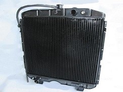Фото Радиатор охлаждения медный ГАЗ-66 3-х ряд.Лихославль