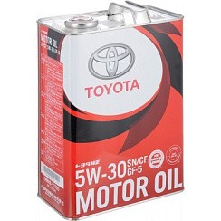 Фото Масло TOYOTA Motor Oil  5W30 SP   4л. син. (железо)