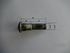 Фото Шпилька ступицы ГАЗ-3102 Волга,2217 Соболь (М14х1,5х55 болт колеса)