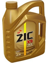 Фото Масло ZIC X9  5W30 A3/B3/B4 SL/CF   4л. син.