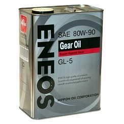 Фото Масло трансмиссионное 80W90 GL-5 Eneos   4л. GEAR мин.
