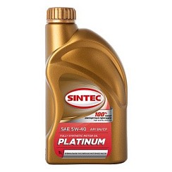 Фото Масло SINTEC Платинум 7000  5W40 A3/B4 SN/CF   1л. синт (801940)