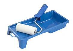 Фото Набор малярного инструмента(ванночка, ручка, валик 110 мм), Россия 0701101