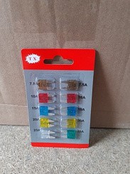 Фото Предохранители флажковые MINI (к-т 10 шт) 7,5А-30А TX