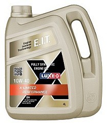 Фото Масло LUXE X-LIMITED PERFORMANCE 10W40 A3/B4 SN/CF   4л. синт.