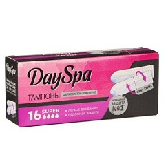 фото Тампоны впит гигиен. Day Spa супер 16шт