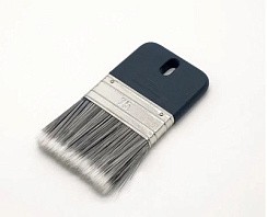 Фото Кисть 75мм декоративная , серебристый ворс DECOR