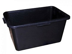Фото Таз строительный прямоугольный 45л черный Toolberg, Россия