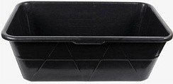 Фото Таз строительный прямоугольный 60л черный Toolberg, Россия