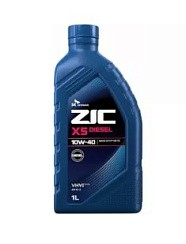 Фото Масло ZIC X5 Diesel 10W40 CI-4/SL   1л. диз. п/с.