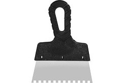 Фото Шпатель малярный зубчатый 150мм, зуб 6х6мм, Korvus 1205105