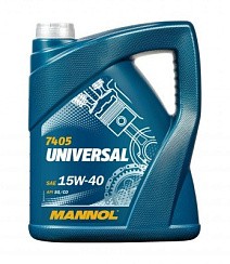 Фото Масло MANNOL Universal 7405 15W40 SG/CD   5л. мин.