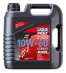 Фото Масло 4Т LIQUI MOLY Motorbike Synth Street Race 10W-60 SL   4л. синт.↑1687