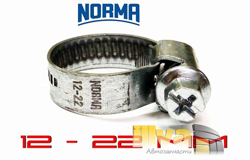 Фото Хомут NORMA 12-22мм