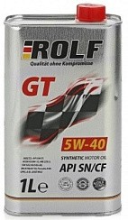 Фото Масло ROLF GT  5W40 SN/CF ACEA A3/B4  1л. синт. (железо)