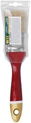 Фото Кисть плоская 1.5" (38 мм) FIT "Классик", натуральная светлая щетина, деревянная ручка