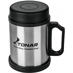 Фото Термокружка 400ML с пл. крышкой и подставкой (T.TK-004-400) Тонар АКЦИЯ!!!