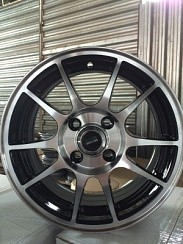 Фото Диск 15 6J*15 4/114,3/56,6+44 Megami MGM-5 BKF