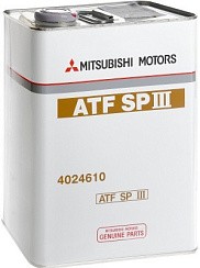 Фото Масло трансмиссионное ATF SP-3 MITSUBISHI   4л. синт. (железо/Япония)