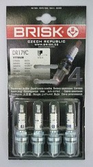 Фото Свеча ГАЗ-406,405,409 (ключ 16) DR17YC УАЗ ЕВРО-3 (4шт.) БРИСК