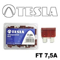 Фото Предохранитель плоский 7,5А стандарт TESLA