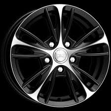 Фото Диск 15 6,5J*15 4/100/67,1+45 Мулен Руж блэк плат  K&K (7529)