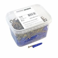 Фото Набор крепления плинтусов 5/30 дюбель ёж 0501091 КЧ (180)