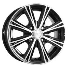 Фото Диск 15 6J*15 4/114,3/67,1+45 Аттика алмаз черн. K&K(3728)