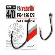 Фото Крючок CAT FISH/СОМ FANATIK №4/0 (1) FK-1126