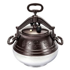 Фото Казан Афганский двухцветный с ручками 12л