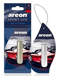 Фото Ароматизатор на зеркало AREON LUX SPORT LIQUID с капсулой 5 мл.Nickel (Никель) картон