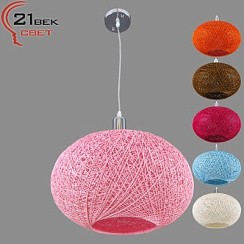 фото Светильник потолочный, 1 лампа, 40х28+60 см, регулир.по высоте, Ротанг, цвет Микс E27 40W (6)