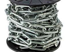 Фото Цепь DIN 766 D4 короткозвенная, сварная, покрытие цинк