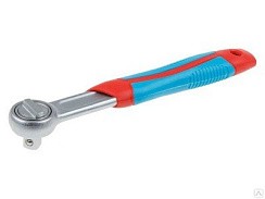 Фото Трещотка 1/2" с квадратом (L=250мм,45 зубьев,8град, переключатель) НИЗ