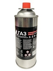 Фото Газ для порт. плит, метал. баллон, 220 г, цанг. (всесезонный)/12/