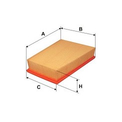 Фото Фильтр воздушный. Filtron AP185/1  Logan.Duster. K4M 1.6 16 V c 01/12 (8200431051,8200431051)