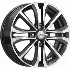 Фото Диск 16 6J*16 4/100/54,1+45 iFree Панган (KC-938) блэк джек