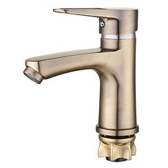 Фото .Смеситель д/умывальника NUD1-A045KT/PUD одноручковый, БРОНЗА, G.LAUF РАСПРОДАЖА