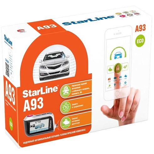Фото Автосигнализация StarLine A93 ECO, обратная связь, турботаймер, автозапуск, Slave
