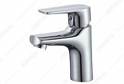 Фото Смеситель д/умывальника SL131-001 одноручковый, Латунь, Хром, РМС РАСПРОДАЖА