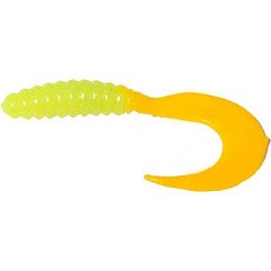 Фото Твистер MANNS 5 см. (шартрез металл /жёлтый хвост) (20шт.) 13-6-525 2AG-13