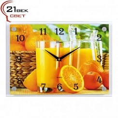 фото Часы настенные "Апельсиновое изобилие", 35,5х25х4,5 см