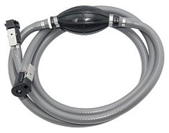 Фото Шланг топливный с грушей 9,5 мм. (3/8 ") для плм Mercury , 1,9 м.