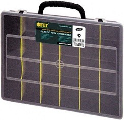 Фото Ящик для крепежа (органайзер) 14" (36 х 28 х 7 см) FIT 65655