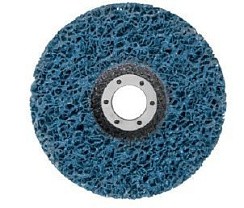 Фото Круг зачистной полимерный синий 125*22,2 мм CNS FIT