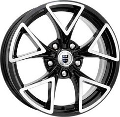 Фото Диск 16 6,5J*16 5/108/67,1+37 Сочи алмаз черн K&K(3851)