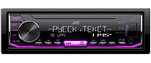 Фото Автомагнитола JVC KD-X155 USB/SD/MP3/4x50Вт Фото Автомагнитола JVC KD-X155 USB/SD/MP3/4x50Вт